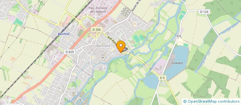 localisation de l'entreprise SCI TAMALOU  BENFELD