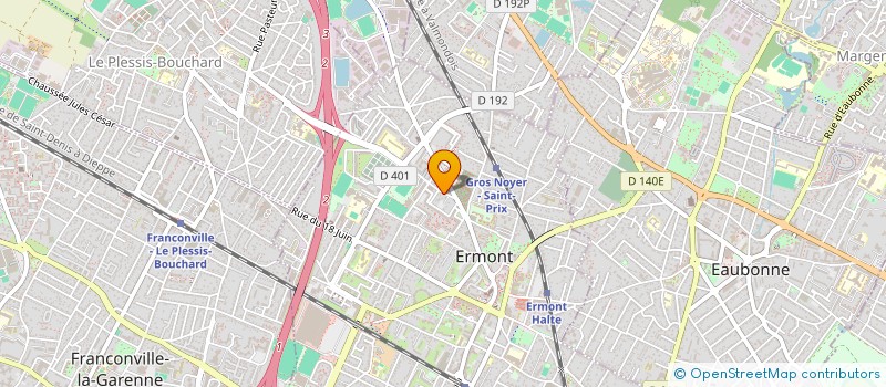 localisation de l'entreprise SCI TAMAR à ERMONT