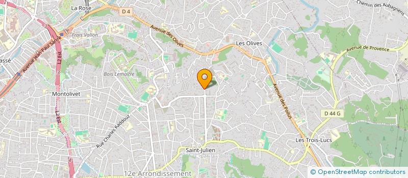 localisation de l'entreprise SCI TAMARA à MARSEILLE