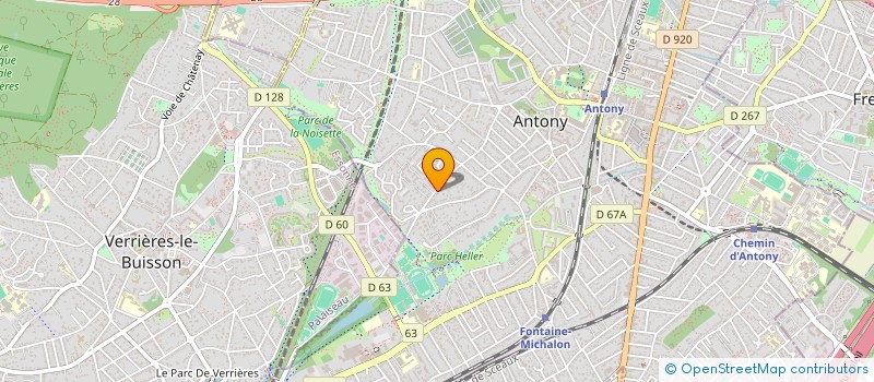localisation de l'entreprise SCI TAMARICCIO à ANTONY