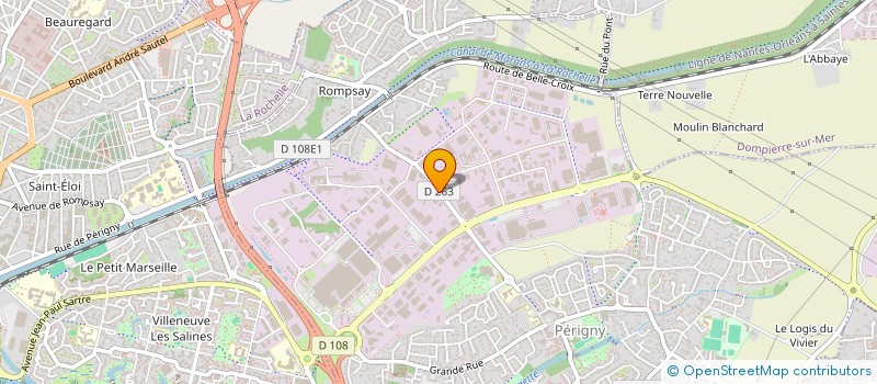 localisation de l'entreprise SCI TAMARIN  PERIGNY