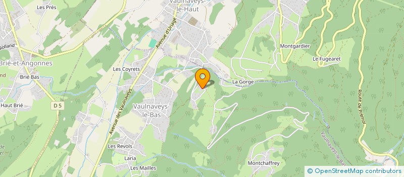 localisation de l'entreprise SCI TAMARIN  VAULNAVEYS-LE-BAS