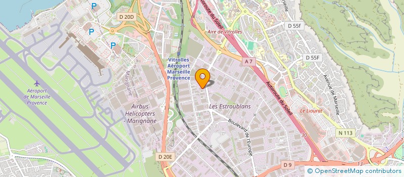 localisation de l'entreprise SCI TAMARIN à VITROLLES