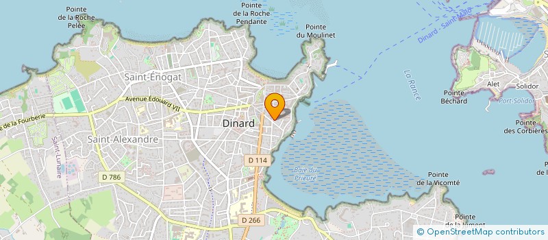 localisation de l'entreprise SCI TAMARINE  DINARD