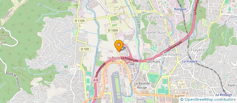localisation de l'entreprise SCI TAMARIS 2 à MANDELIEU-LA-NAPOULE