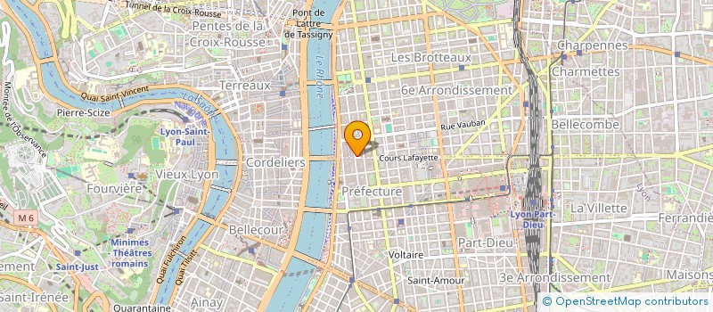 localisation de l'entreprise SCI TAMARIS  LYON