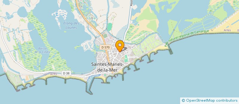 localisation de l'entreprise SCI TAMARIS  SAINTES-MARIES-DE-LA-MER