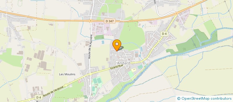 localisation de l'entreprise SCI TAMARIS  LOIRE-AUTHION