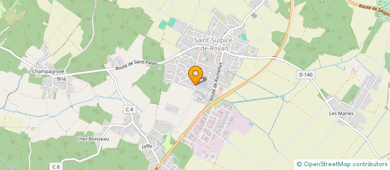 localisation de l'entreprise SCI TAMARIS  SAINT-SULPICE-DE-ROYAN