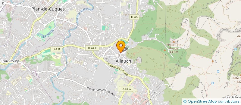 localisation de l'entreprise SCI TAMARIS  ALLAUCH