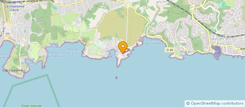 localisation de l'entreprise SCI TAMARIS  MARTIGUES