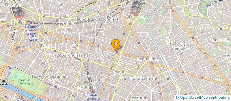 localisation de l'entreprise SCI TAMARIS  PARIS