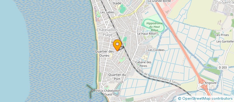 localisation de l'entreprise SCI TAMARIS OCEANE  CHATELAILLON-PLAGE