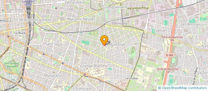 localisation de l'entreprise SCI TAMARYA  LYON