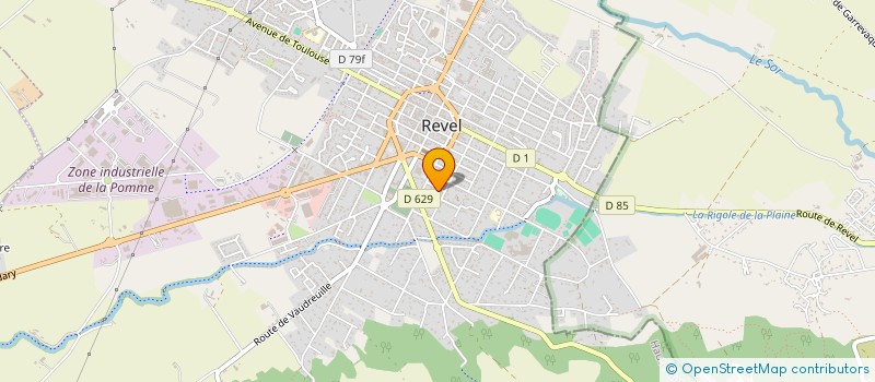 localisation de l'entreprise SCI TAMASSY  REVEL