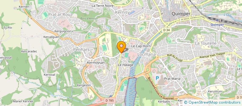localisation de l'entreprise SCI TAMATAVE à QUIMPER