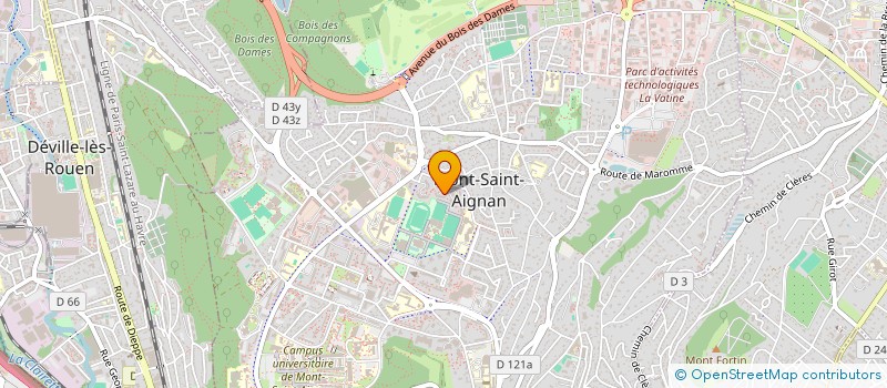 localisation de l'entreprise SCI TAMAYA  MONT-SAINT-AIGNAN