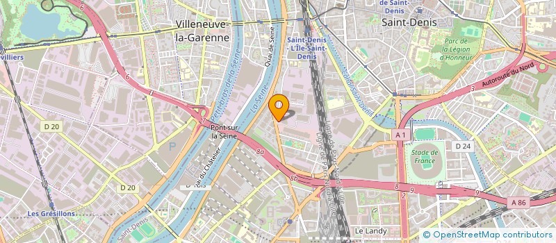 localisation de l'entreprise SCI TAMBOUR à SAINT-DENIS