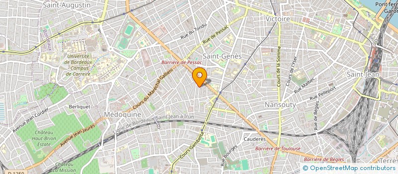 localisation de l'entreprise SCI TAMBOURIN  TALENCE