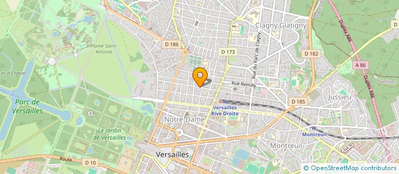 localisation de l'entreprise SCI TAMBUTET à VERSAILLES
