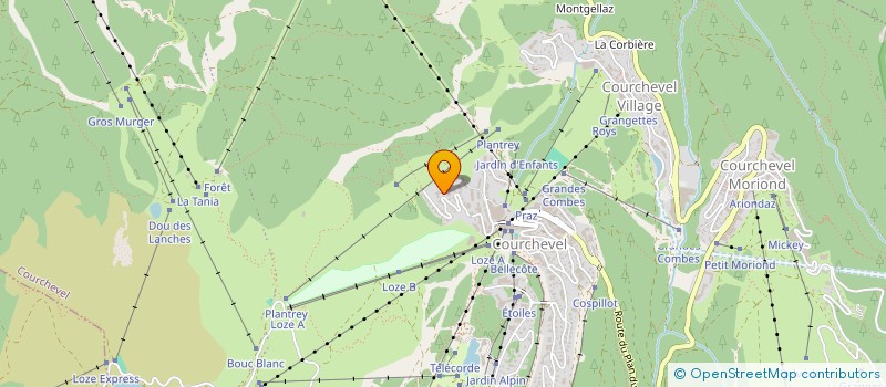 localisation de l'entreprise SCI TAMER à COURCHEVEL