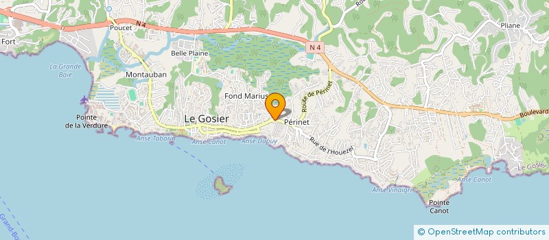 localisation de l'entreprise SCI TAMERY à LE GOSIER
