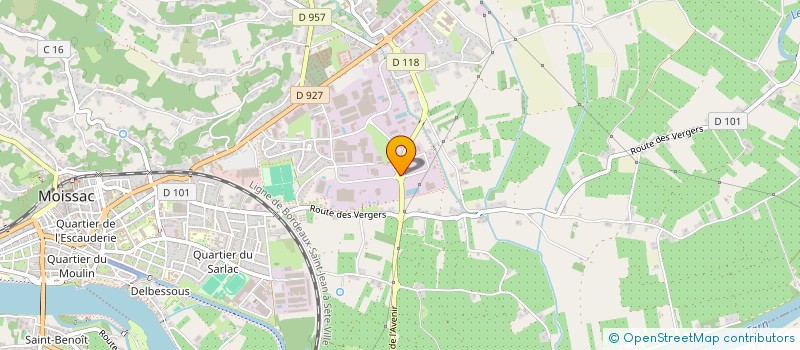 localisation de l'entreprise SCI TAMN  MOISSAC