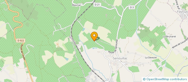 localisation de l'entreprise SCI TAMPA  SENOUILLAC