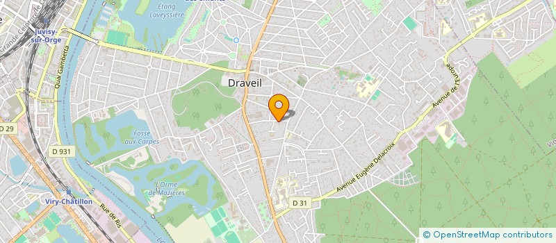 localisation de l'entreprise SCI TAMPONNET à DRAVEIL