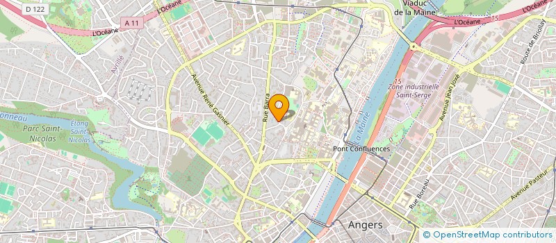 localisation de l'entreprise SCI TAMTAM à ANGERS