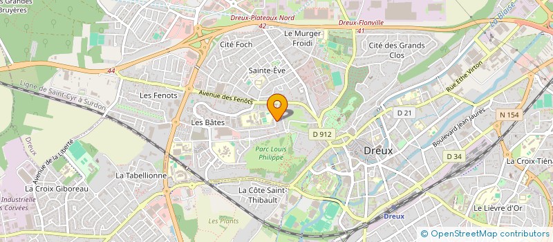 localisation de l'entreprise SCI TAMTAM à DREUX