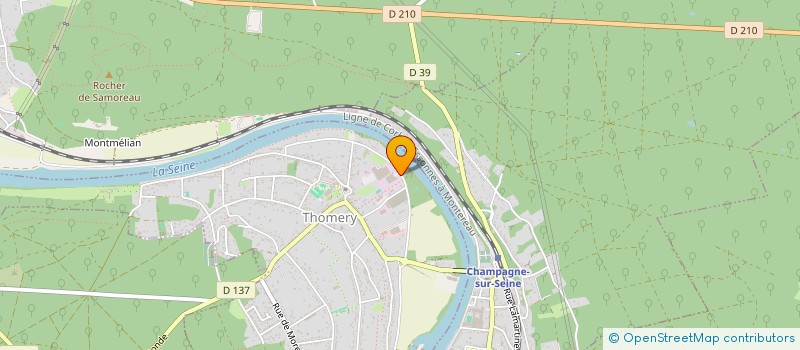 localisation de l'entreprise SCI TAMUREL  THOMERY