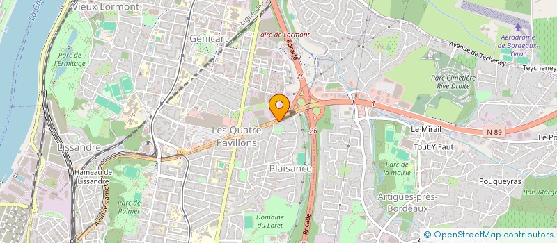 localisation de l'entreprise SCI TAN  CENON