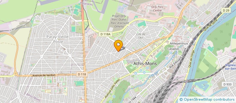 localisation de l'entreprise SCI TAN'IMO à ATHIS-MONS