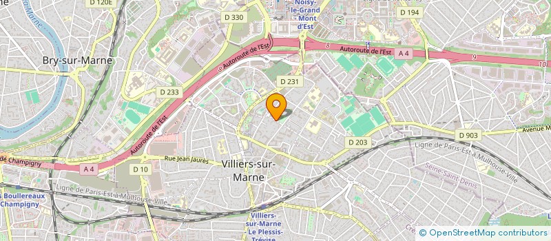 localisation de l'entreprise SCI TAN SLH  VILLIERS-SUR-MARNE