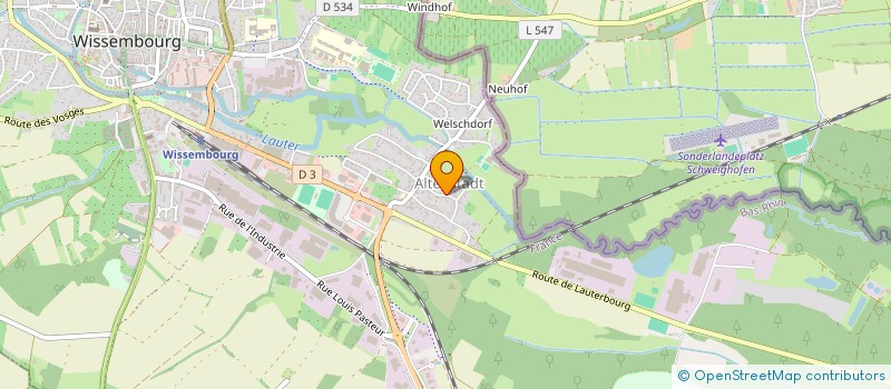 localisation de l'entreprise SCI TANADEL  WISSEMBOURG