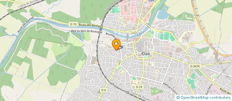 localisation de l'entreprise SCI TANAGRA à DAX