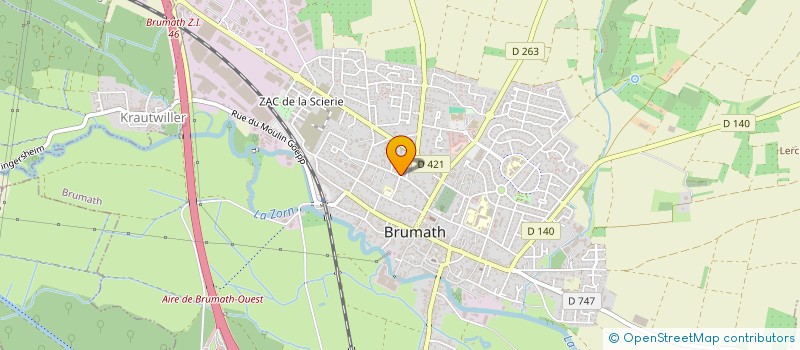 localisation de l'entreprise SCI TANCEDRO  BRUMATH