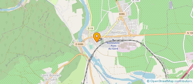 localisation de l'entreprise SCI TANDEM  REMOULINS