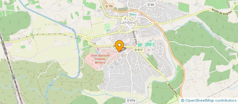 localisation de l'entreprise SCI TANDEM  LAMBESC