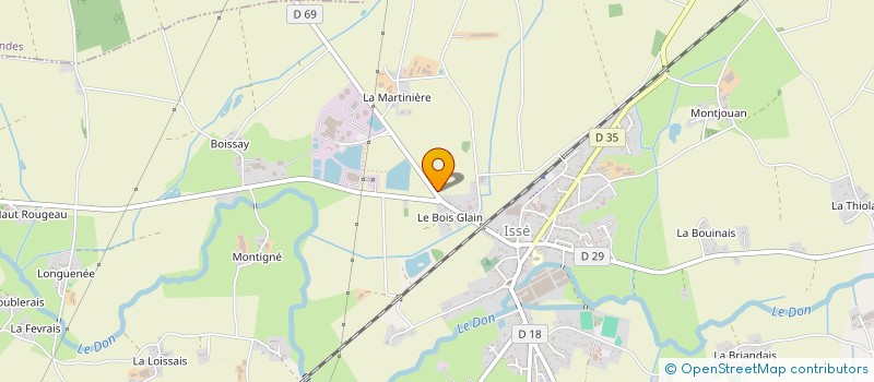 localisation de l'entreprise SCI TANDEM  ISSE