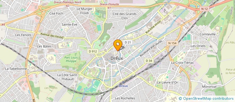 localisation de l'entreprise SCI TANDEM AMONT à DREUX