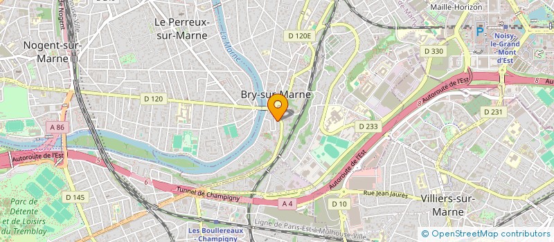 localisation de l'entreprise SCI TANDEM MEDICAL  BRY-SUR-MARNE