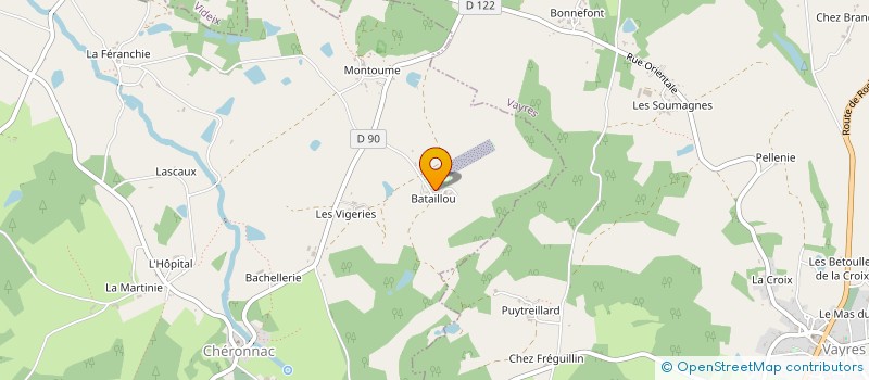 localisation de l'entreprise SCI TANDJI à CHERONNAC