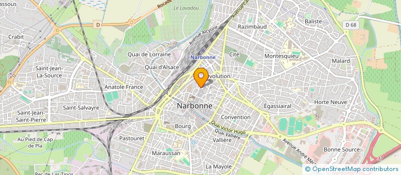 localisation de l'entreprise SCI TANELI  NARBONNE