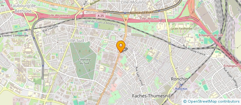 localisation de l'entreprise SCI TANEMERT  FACHES-THUMESNIL