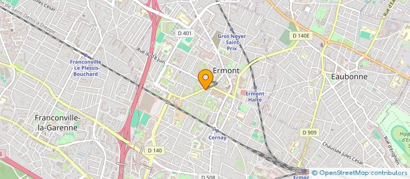 localisation de l'entreprise SCI TANG  ERMONT