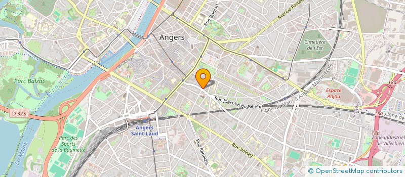 localisation de l'entreprise SCI TANGARA à ANGERS
