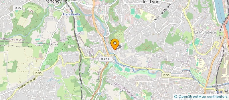 localisation de l'entreprise SCI TANGAUX  SAINTE-FOY-LES-LYON