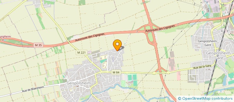 localisation de l'entreprise SCI TANGETEN  GEISPOLSHEIM